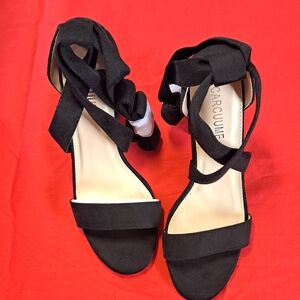 Black Heels with Sophisticated Straps